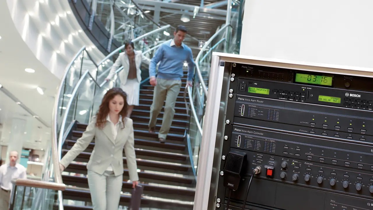 PLENA voice alarm system